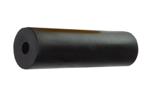 RULLA 2,5" 220MM MUSTA PVC KNOTT - Image 2