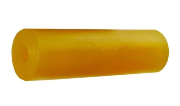 RULLA 2,5" 220MM KELTAINEN PVC KNOTT - Image 2