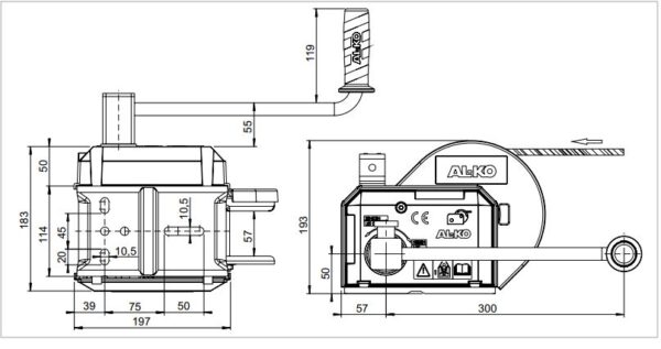 VINTTURI ALKO OPTIMA 901 900KG IRTOKAMPI - Image 2