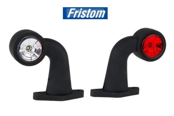 LED ÄÄRIVALO PUNAINEN/VALKOINEN 12-36V LYHYT L-VARSI - Image 3