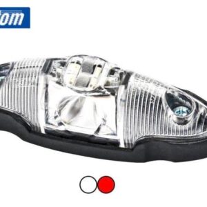 LED ÄÄRIVALO PUNAINEN/VALKOINEN 12-36V