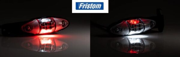 LED ÄÄRIVALO PUNAINEN/VALKOINEN+KIINNIKE 12-36V - Image 3
