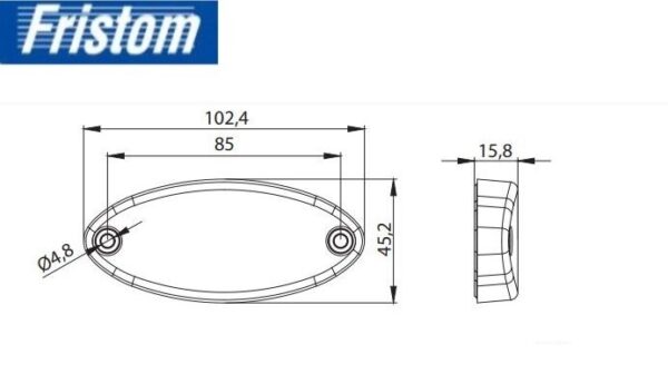 LED SIVUVALO 12-36V DC JOHDOLLA - Image 6