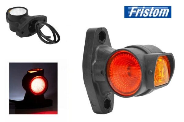 LED ÄÄRIVALO PUNAINEN/VALKOINEN+SIVUVALO OIKEA 12-24V LYHYT - Image 3