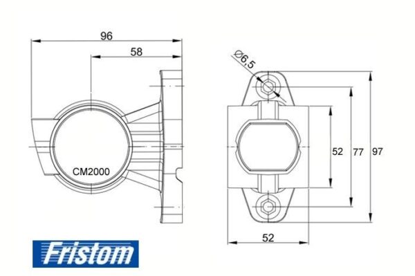 LED ÄÄRIVALO PUNAINEN/VALKOINEN+SIVUVALO OIKEA 12-24V LYHYT - Image 4