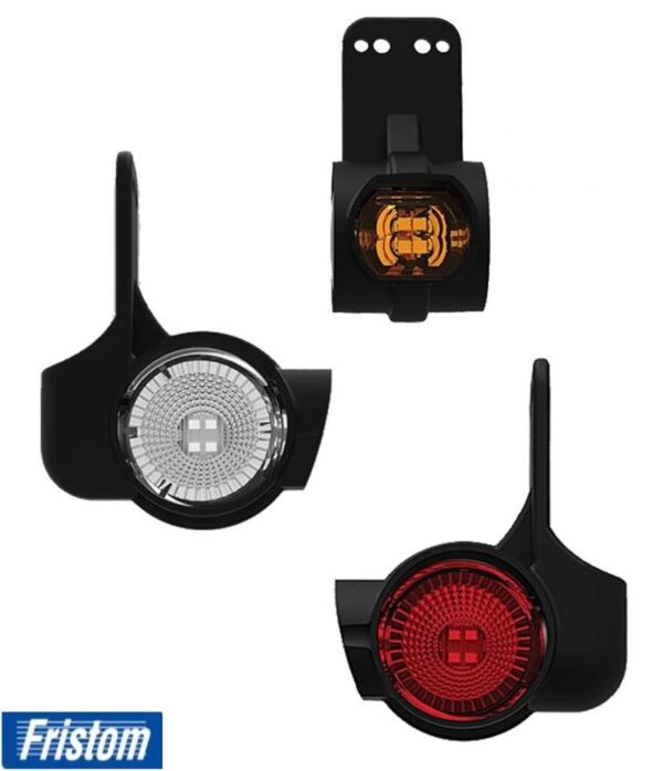 LED ÄÄRIVALO PUNAINEN/VALKOINEN+SIVUVALO VASEN 12-24V - Image 2