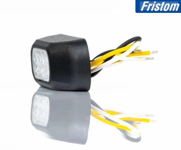 LED HÄLYTYSVILKKU KELTAINEN 12-36V FRISTOM - Image 3