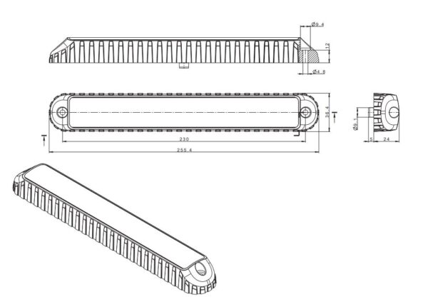 LED SUMU/PERUUTUSVALO 12-24V - Image 4