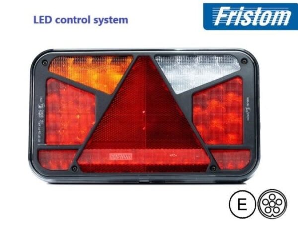 LED TAKAVALO 12V VASEN 6-PIN BAJONET+VASTUS