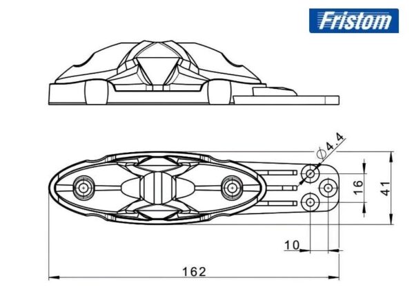 LED ÄÄRIVALO PUNAINEN/VALKOINEN+KIINNIKE 12-36V - Image 4