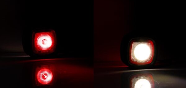 LED ÄÄRIVALO PUNAINEN/VALKOINEN 12-36V V-KIINNIKE - Image 4