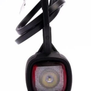LED ÄÄRIVALO PUNAINEN/VALKOINEN 12-36V V-KIINNIKE