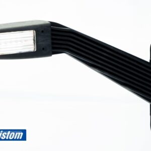 LED ÄÄRIVALO PUNAINEN/VALKOINEN+SIVUVALO OIKEA 12-36V VIISTOVARSI