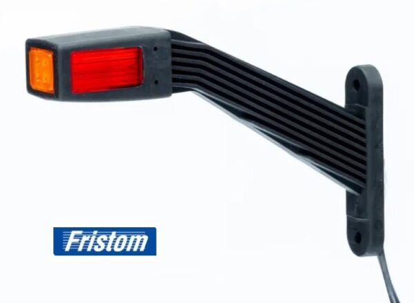 LED ÄÄRIVALO PUNAINEN/VALKOINEN+SIVUVALO VASEN 12-36V VIISTOVARSI - Image 3