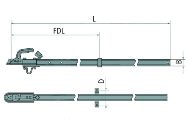 VETOAISA KDVU60-B 750KG 3000MM - Image 4