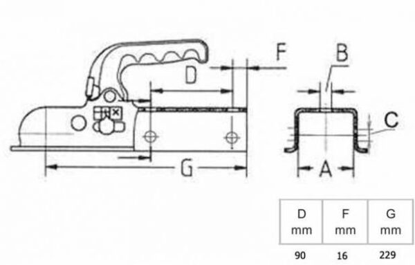KUULAKYTKIN 1400KG K60 KNOTT - Image 3