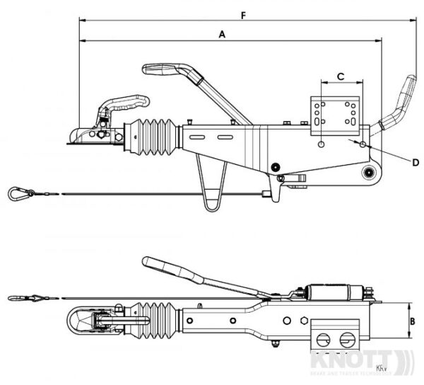 TYÖNTÖJARRU KNOTT KRV17 C - Image 2