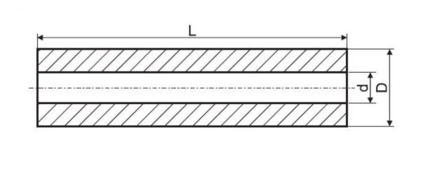 RULLA 2,5" 220MM SININEN PVC KNOTT - Image 3